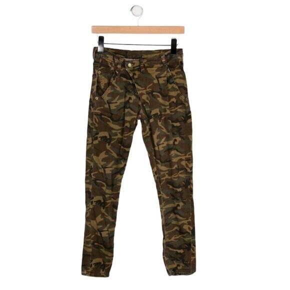 R13 X-Over Jeans In Camo Mid-Rise Sz 24 Grunge R13WM0035-15 (B - Picture 3 of 11